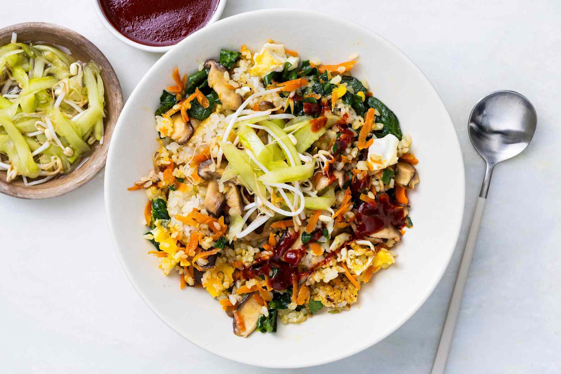 Vegetable Bibimbap with Nurungji